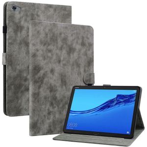 Voor Huawei MediaPad M5 Lite 10/C5 10.1 Tijgerpatroon PU-tablethoes