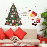 Kerstboom Snowflake venster glazen deur verwisselbare muur sticker Decoretion