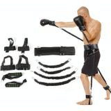 Bounce Trainer Fitness Resistance Band Boxing Pak Latex Buis Tension Touw Been Taille Trainer  Gewicht: 140 Pond (Zwart)