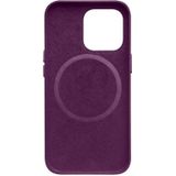 Qialino Nappa Cowhide Magsafe Magnetische beschermhoes voor iPhone 13 Pro Max (paars kristal)