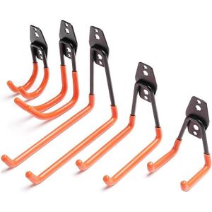 5 stks / set 630 Garage Hook Warehouse Storage Dip Metal Hook (fel oranje)