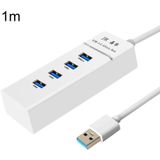 JINGHUA N606A USB3.0 splitter n tot vier computer HUB dockingstationconnector  maat: 1m