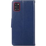 For Samsung Galaxy A31 EU Version Crystal Texture Horizontal Flip Leather Case with Holder & Card Slots & Wallet(Royal Blue)
