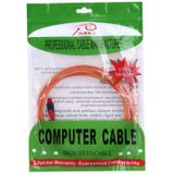 Digitale Audio Optische Fiber Toslink Kabel  Kabel lengte: 2 meter  OD: 4.0mm (Verguld) (rood)