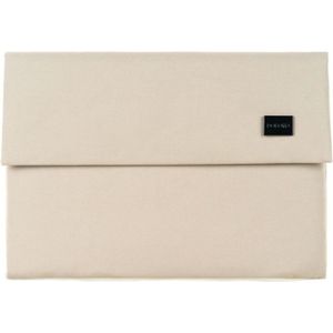 POFOKO e200 serie polyester waterdichte laptop sleeve tas voor 13 inch laptops (beige)