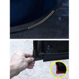 4 stuks/Set universele auto Styling PVC auto deur rand Anti botsing Sticker deur anti-Rub stroken auto deur kras Protector(Transparent)