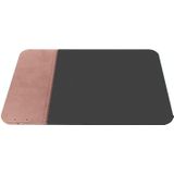 OJD-36 QI Standard 10W Verlichting Draadloze Oplader Rubber Muismat  Afmeting: 26.2 x 19.8 x 0.65cm (Rose Gold)