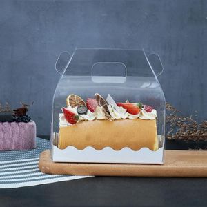 50 stuks cake roll transparante rechthoekige cake bakken verpakking doos (groene bladeren) - Cadeaus & gadgets kopen | o.a. ballonnen & feestkleding | beslist.nl