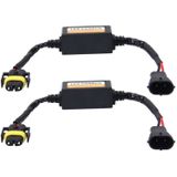 2 PC's H11/H8/H9/H16/5202 auto Auto LED koplamp Canbus waarschuwing foutvrij Decoder-Adapter voor DC 9-16V/20W-40W