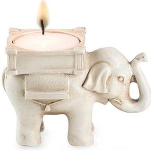 Retro olifant thee licht kaars houder kandelaar bruiloft Home decor ambachten thee licht houders thee licht houder