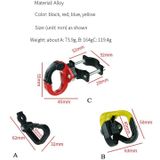 2 stks voor Ninebot MAX G30 Scooter Accessoires Aluminium Haak Haak Haak  Specificatie: Dubbele Haak (rood zwart)