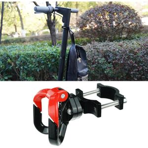 2 stks voor Ninebot MAX G30 Scooter Accessoires Aluminium Haak Haak Haak  Specificatie: Dubbele Haak (rood zwart)