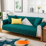 Vier seizoenen universele eenvoudige moderne antislip volledige dekking sofa cover  maat: 70x150cm (houndstooth groen)