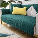 Vier seizoenen universele eenvoudige moderne antislip volledige dekking sofa cover  maat: 70x150cm (houndstooth groen)