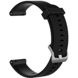 Slimme horloge silicone polsband horlogebandje voor POLAR Vantage M 22cm (zwart)