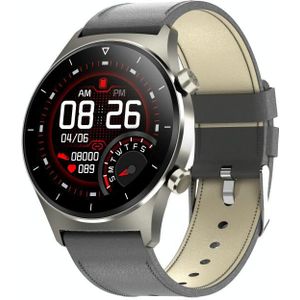 E13 1 28 inch IPS-kleurenscherm Smart Watch  IP68 Waterproof  lederen horlogeband  ondersteuning hartslagbewaking /bloeddrukbewaking/bloedzuurstofbewaking/slaapbewaking(Goud)