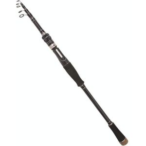 Carbon Telescopic Luya Rod Short Section Fishing Throwing Rod  Length: 2.1m(Straight Handle)