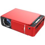 T6 2000ANSI lumens 1280P LCD-technologie mini draagbare HD theater projector mobiele telefoon versie ondersteuning HDMI AV VGA USB (rood)