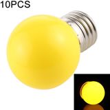 10 stuks 2W E27 2835 SMD Home Decoratie LED gloeilampen  DC 24V (geel licht)