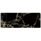 400x900x4mm Marbling Wear-Bestend Rubber Muismat (Black Gold Marble)