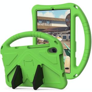 Voor Galaxy Tab A 8.4 (2020) T307 EVA Flat Anti Falling Protective Case Shell met Holder(Green)