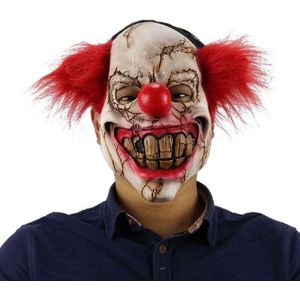 Halloween Festival partij Latex kale Clown bang masker