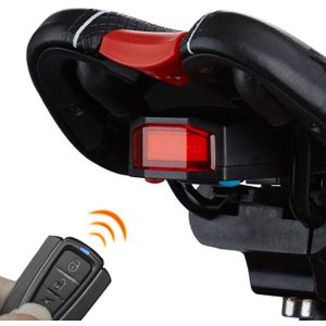 ANTUSI A6 USB opladen COB lichtbron Smart Cycling Bike waarschuwing Alarm achterlicht met afstandsbediening