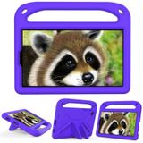 For Samsung Galaxy Tab A7 Lite 8.7 SM-T220 / SM-T225 Handle Portable EVA Shockproof Anti Falling Protective Case with Triangle Holder(Purple)