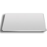 Aluminium legering Dubbelzijdige Non-slip Mat Desk Muismat  Grootte : L (Zilver)