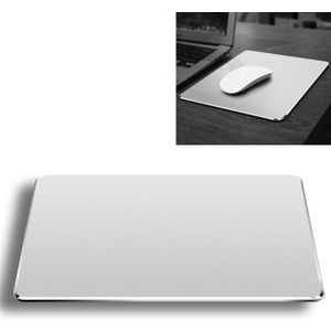 Aluminium legering Dubbelzijdige Non-slip Mat Desk Muismat  Grootte : L (Zilver)
