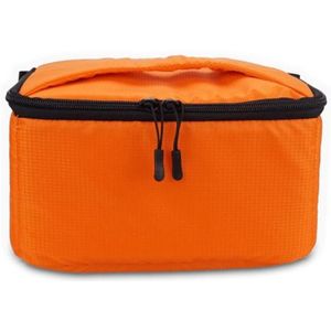 EDAL Waterbestendige DSLR Gewatteerde insert Case Waterproof Zipper Verwijderbare Partitie Camera Tassen (Oranje)