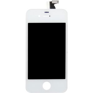 3 in 1 voor iPhone 4 (LCD + Frame + touchpad) Digitizer Assembly(White)