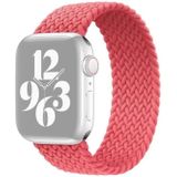 Single-turn nylon geweven horlogeband voor Apple Watch Series 6 & SE & 5 & 4 44mm / 3 & 2 & 1 42mm  Maat:S(Roze)