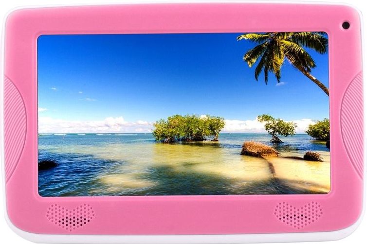 ASTAR Kids onderwijs Tablet  7.0 inch  512 MB + 4 GB  Android 4.4 Allwinner A33 Quad Core  met siliconen Case(Pink)