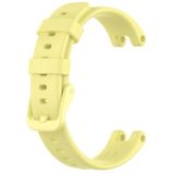 Voor Garmin Lily siliconen vervangende riem horlogeband met demontage tools (geel)