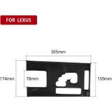 Auto koolstofvezel tandwielen een decoratieve sticker voor Lexus IS250 300 350C 2006-2012  rechts rijden