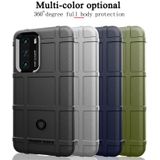 Voor Huawei P40 Pro Full Coverage Shockproof TPU Case (Army Green)