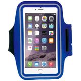 HAWEEL Sport Armband Case met oortelefoon gat & sleutel Pocket voor iPhone 6 Plus  Galaxy S6 / S5(Dark Blue)