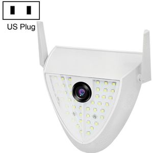 DP16 2.0 Megapixel 42 LED's Garden Light Smart Camera  ondersteuning bewegingsdetectie / nachtzicht / spraakintercom / TF-kaart  Amerikaanse stekker