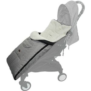 Baby Kinderwagen slaapzak herfst en winter winddichte warme voet cover baby kinderwagen (Linnen grijze slaapzak)