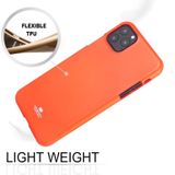 Voor iPhone 11 Pro MERCURY GOOSPERY JELLY TPU fluorescentie schokbestendig en kras geval (oranje)