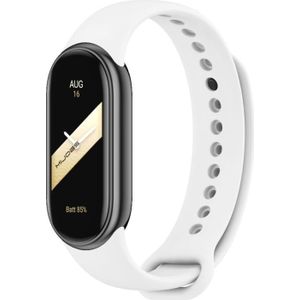 Voor Xiaomi Mi Band 8 Mijobs effen kleur siliconen horlogeband