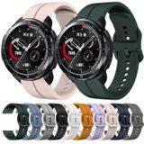 For Honor Watch GS Pro 22 mm lus siliconen horlogeband