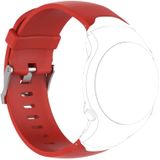 Smart Watch silicone polsband horlogeband voor Garmin approach S3 (rood)