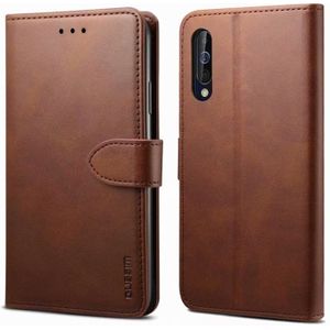 Voor Galaxy A30s / A50 / A50S / A70 GUSSIM Business Style Horizontale Flip Lederen Hoes met Houder & Card Slots & Wallet(Brown)
