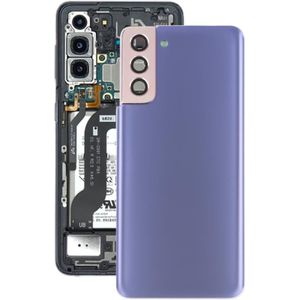 Batterij Achterkant met Camera Lens Cover voor Samsung Galaxy S21 + 5G (Paars)