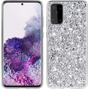 Voor Huawei P40 Pro Glitter Powder Shockproof TPU Beschermhoes (Zilver)