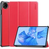 Voor Huawei MatePad Pro 11 2022 ENKAY Plastic Achterkant Smart Leather Stand Case (Rood)