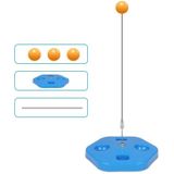 Enkele tafeltennis trainer elastische flexibele as vaste bal training  specificatie: blauw zonder racket