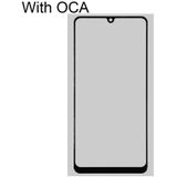 Voorscherm Buitenste glazen lens met OCA Optisch duidelijke lijm voor Samsung Galaxy A31